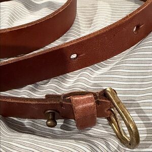 Timberland Brown Leather Belt